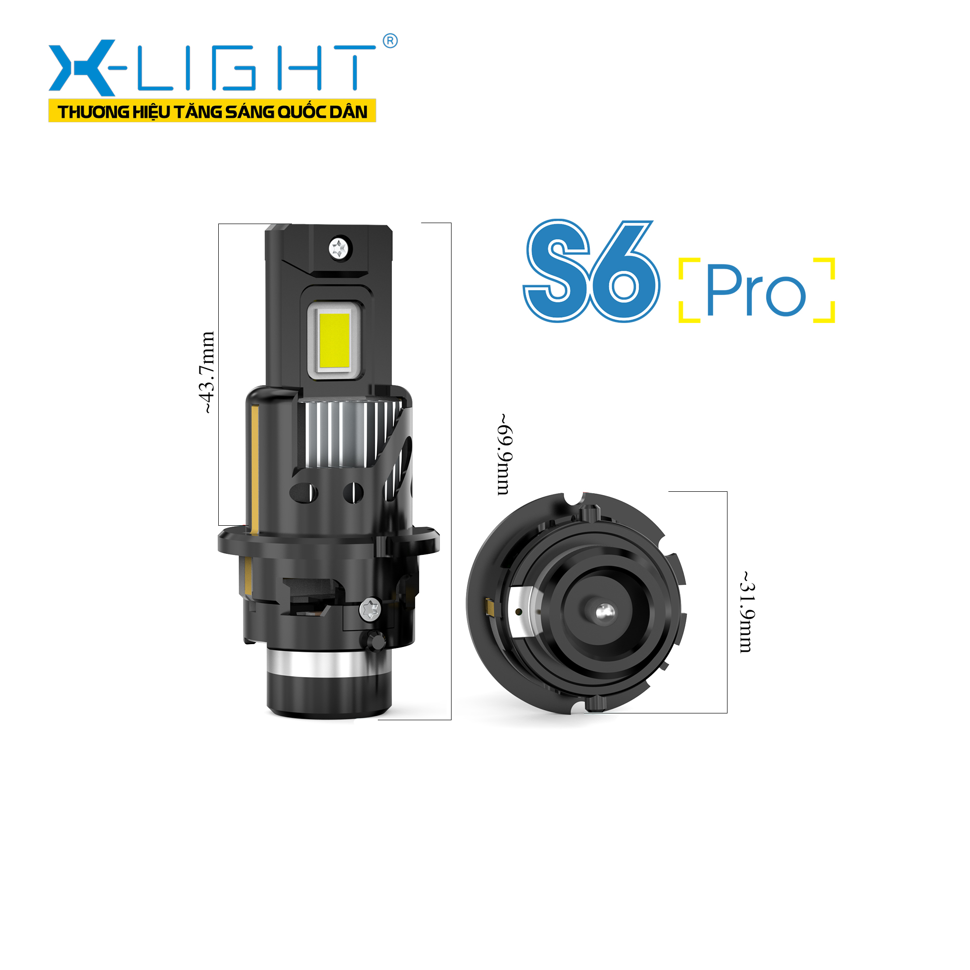 BÓNG LED X-LIGHT S6 PRO V2
